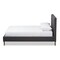 Baxton Studio Valencia Dark Grey Queen Size Platform Bed 141-7835 - alternate 6